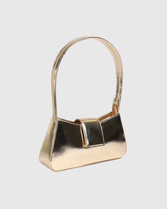 Metallic Gold IT GIRL Baguette