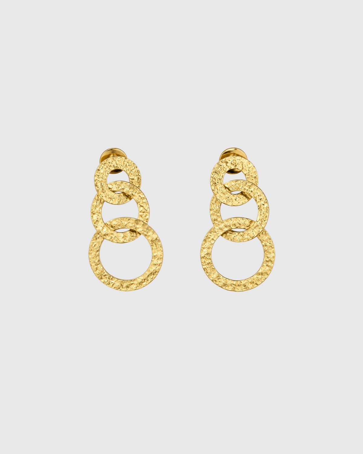 Geometric Brass Earrings