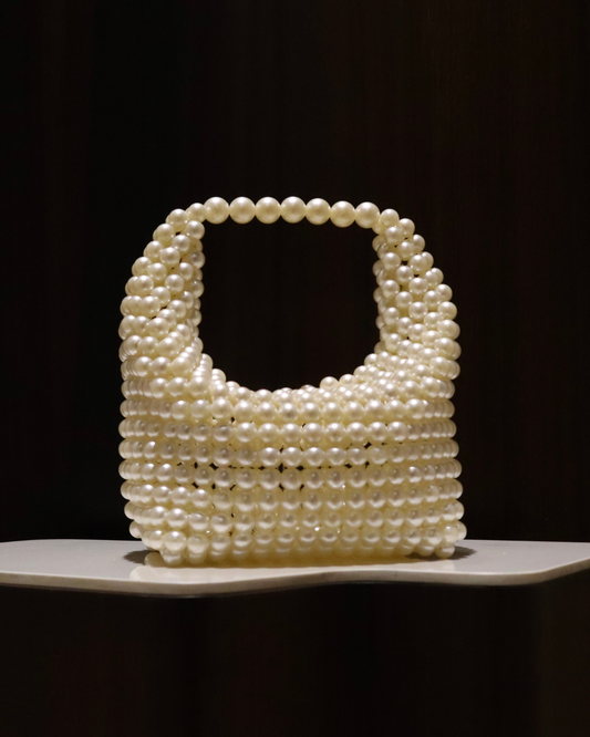 Paris Pearl Beaded Bag
