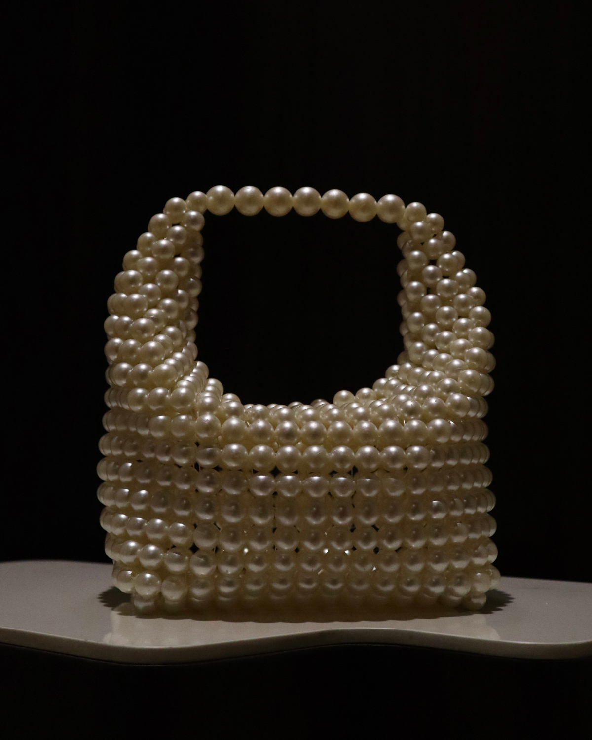 Paris Pearl Beaded Bag