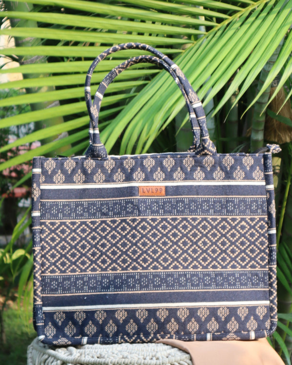 Tribal Box Tote (LARGE)