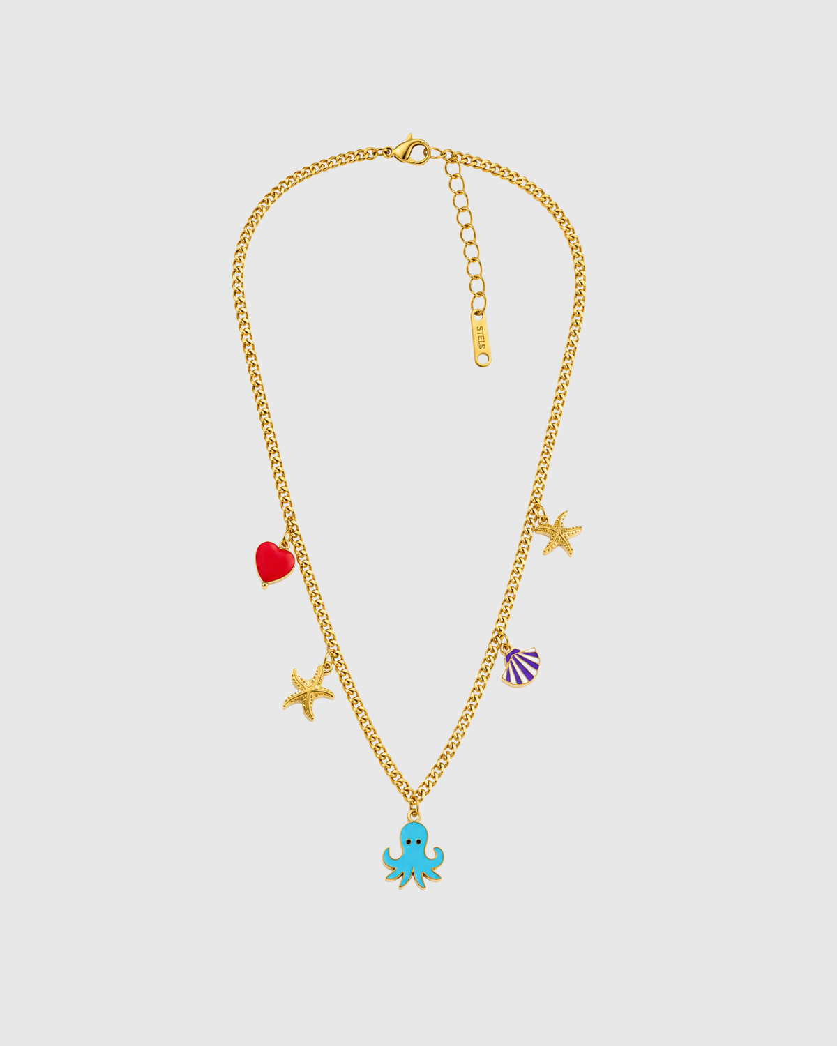 Octopus Charm Necklace