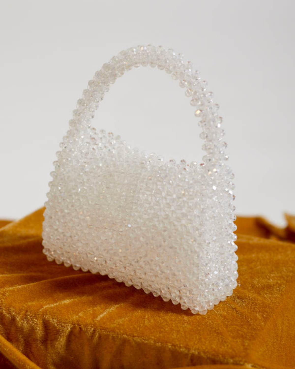 Clear ICON Crystal Handbag