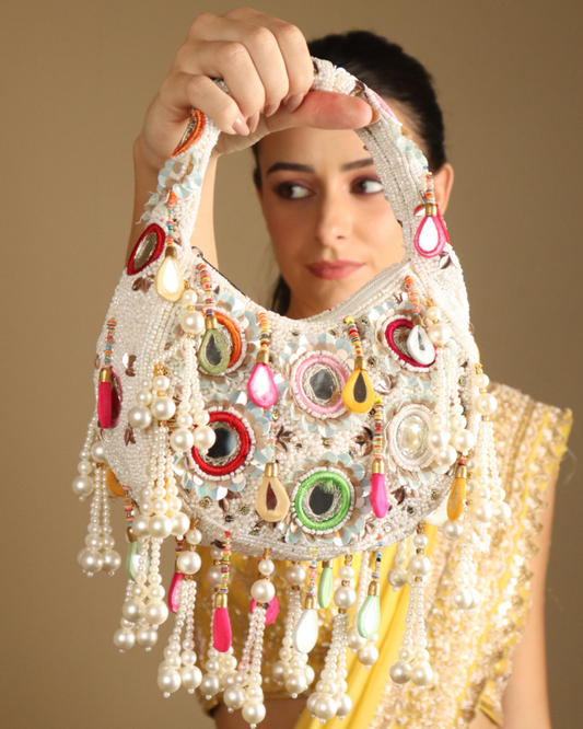 Nakhra Ethnic Handbag with Tassels