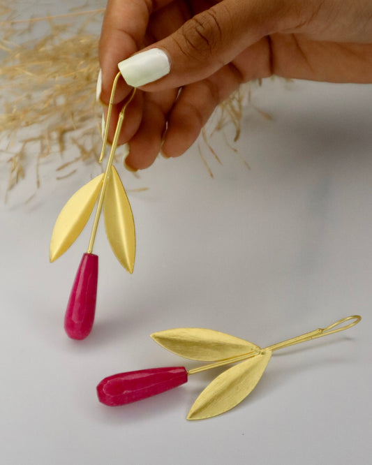 Gulaab Brass Earrings