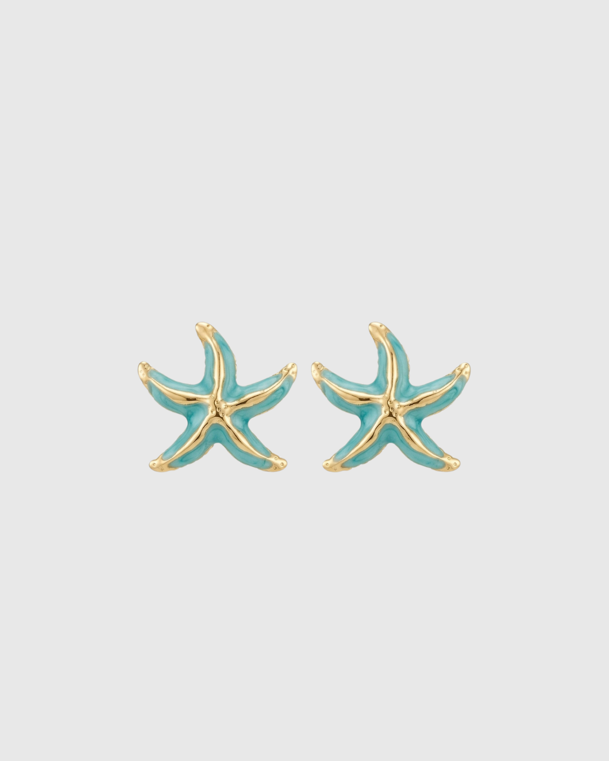Starfish Earrings (Blue)