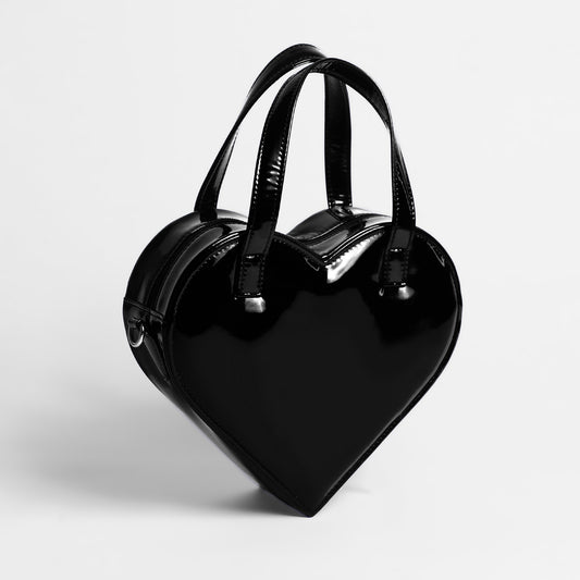 Amore Black Heart Shaped Bag- LIMITED EDITION, NO RESTOCK