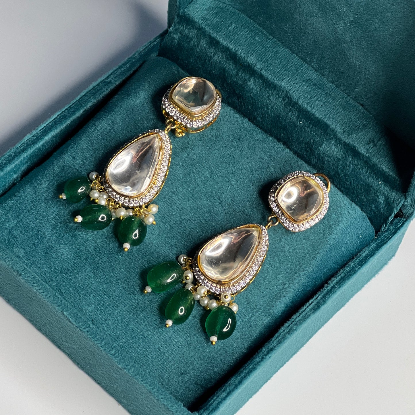 Emerald Drop Earrings