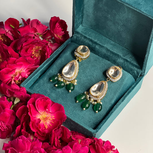 Emerald Drop Earrings