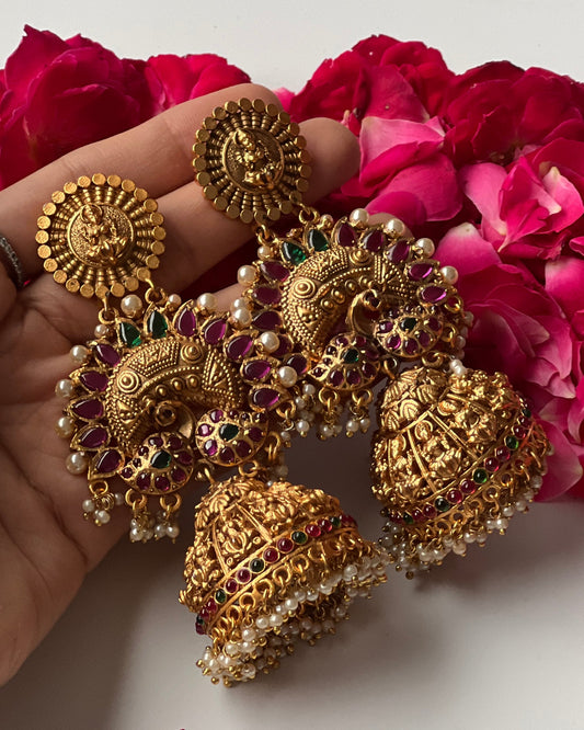Gold Jhumkas