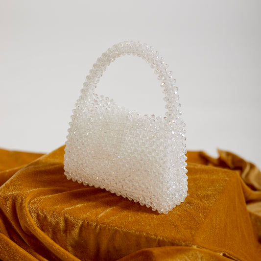 Clear ICON Crystal Handbag