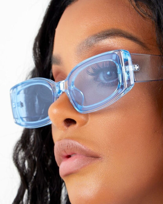 Blue Square Sunglasses