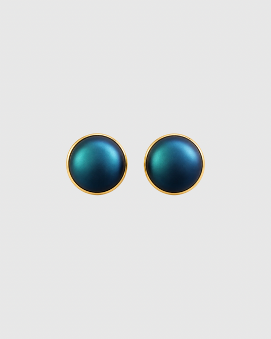 Blue Pearl Studs Earrings