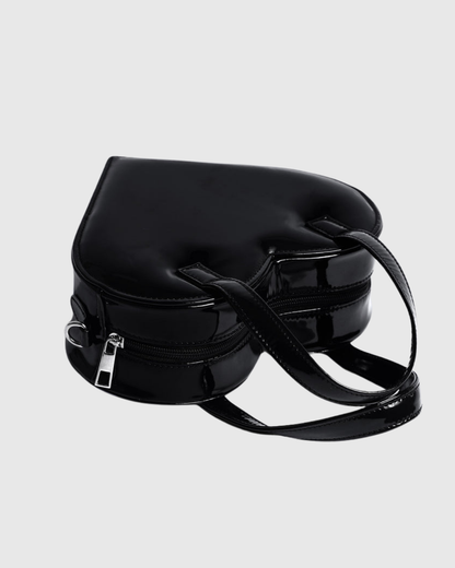 Amore Black Heart Shaped Bag