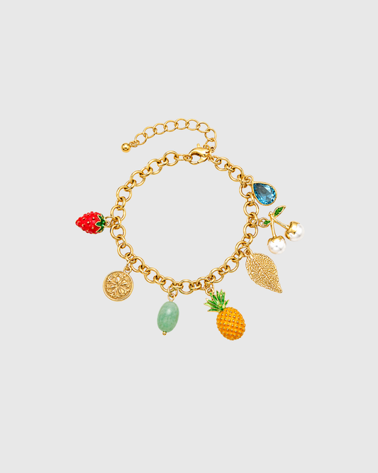 Fruit Charm Bracelet