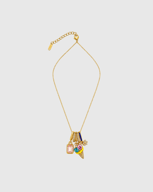 Ice Cream Charm Necklace ￼