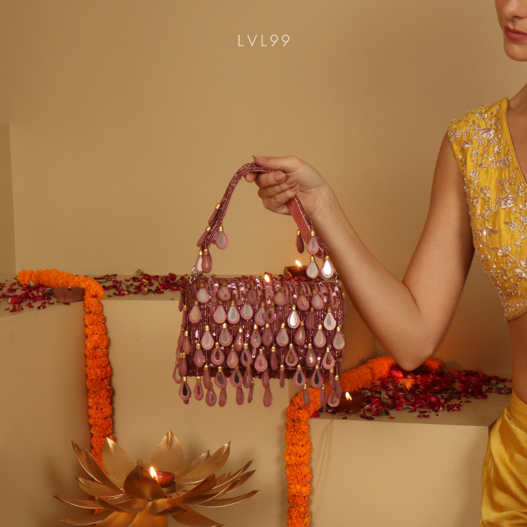 Chaandni Mauve Shoulder Bag