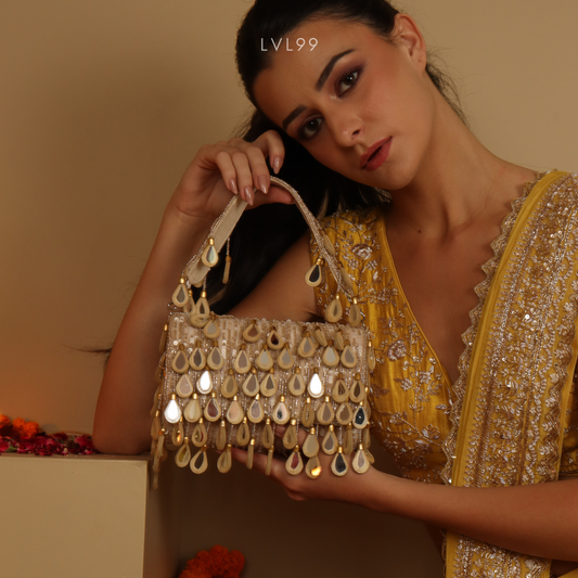 Chaandni Gold Shoulder Bag