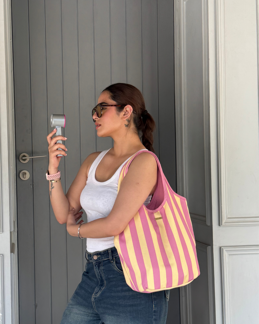 The Striped Tote