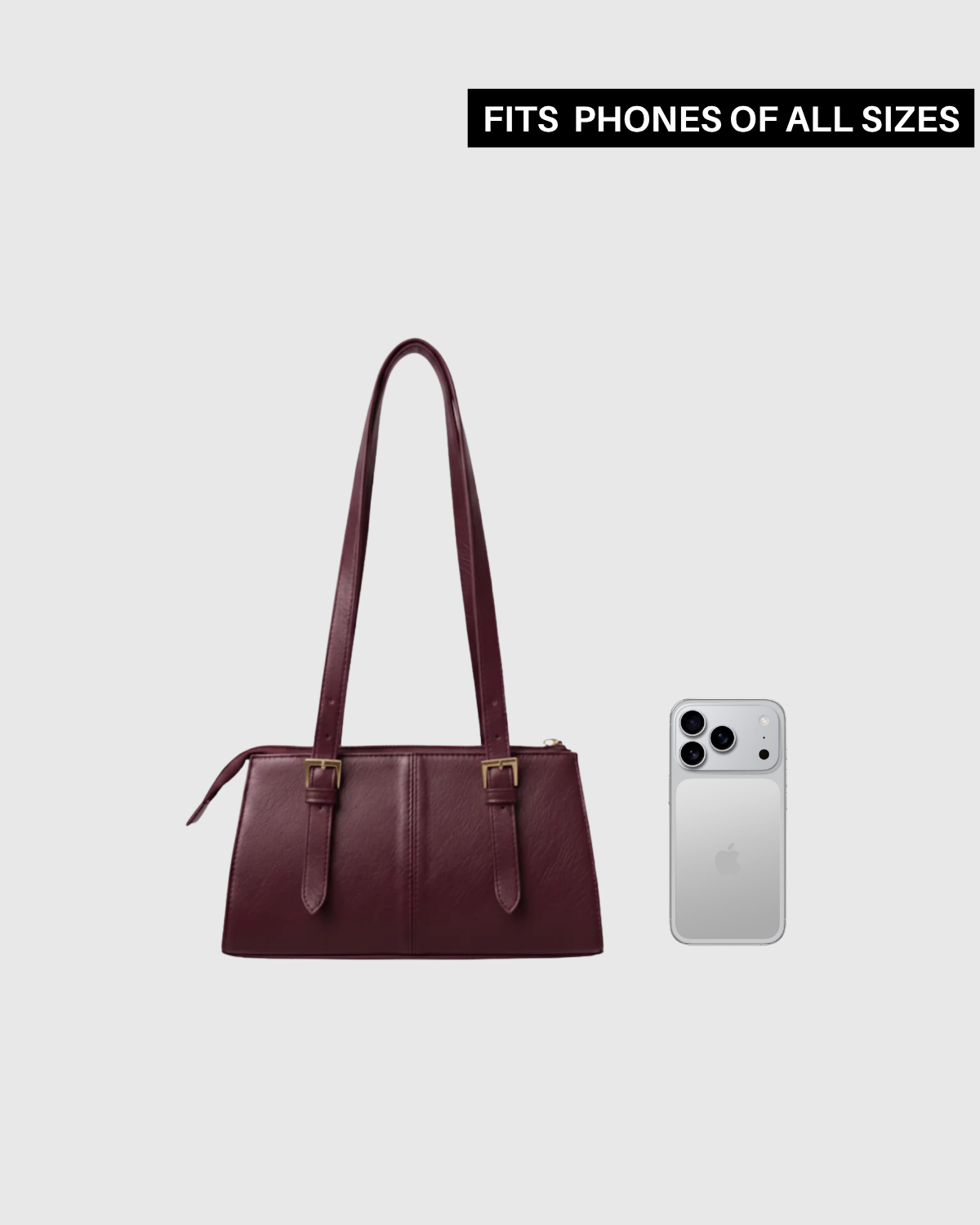 The Everyday Cherry Red Shoulder Bag