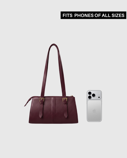 The Everyday Cherry Red Shoulder Bag