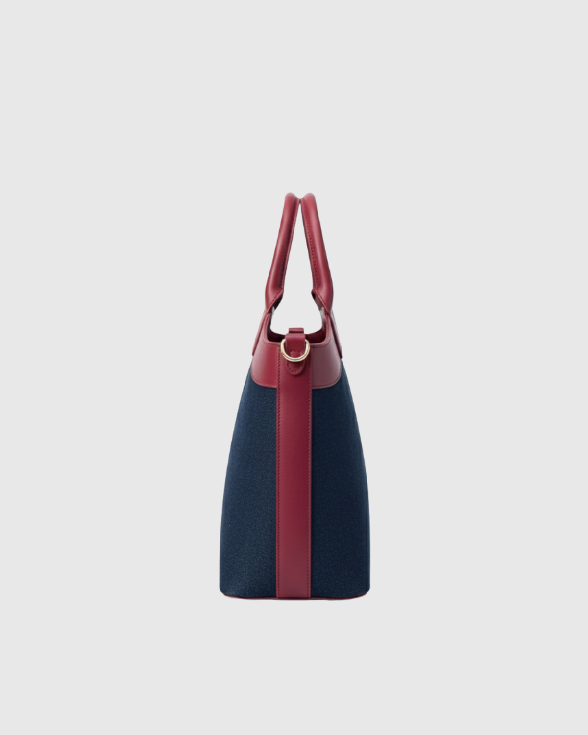 Laptop Bag With Trolley Sleeve- (Denim X Cherry Red)