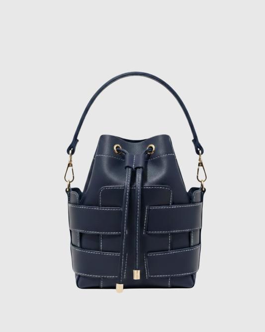 Bare Bucket Crossbody Bag - Blue