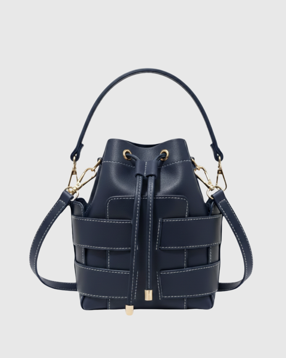 Bare Bucket Crossbody Bag - Blue