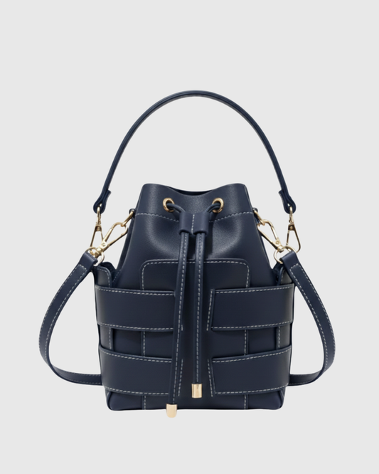 Bare Bucket Crossbody Bag - Blue