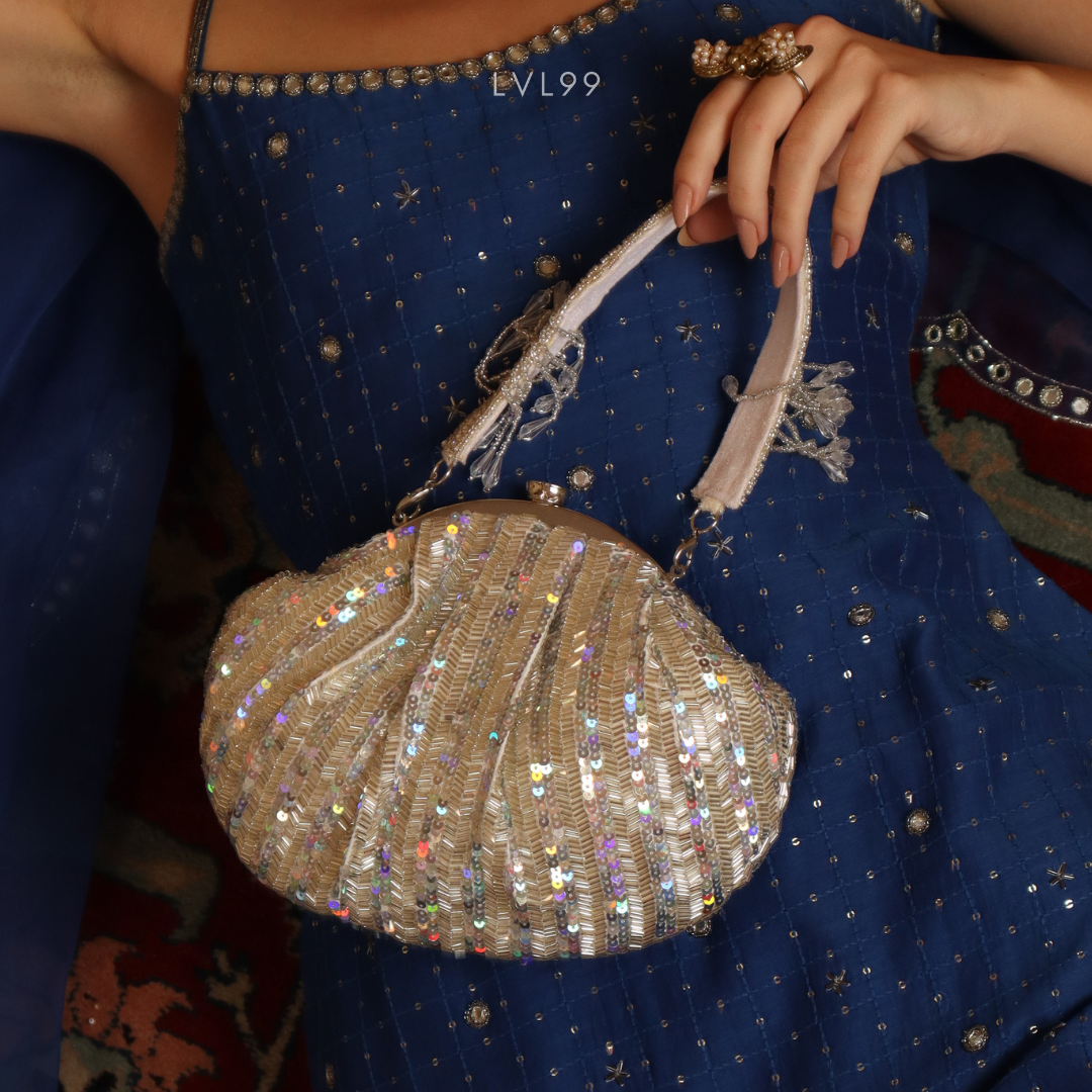 Sitara Silver Bag