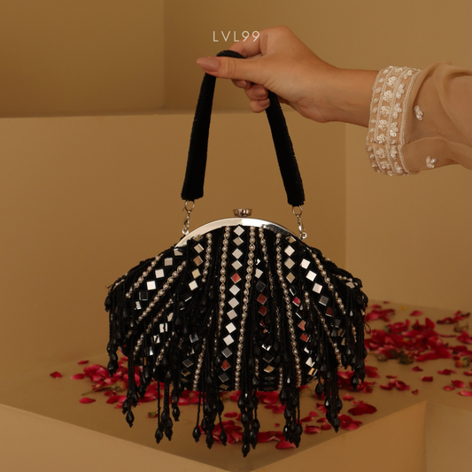 Amanat Black Ethnic Bag