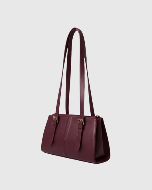 The Everyday Cherry Red Shoulder Bag