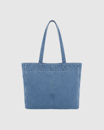 Denim Shopper Tote