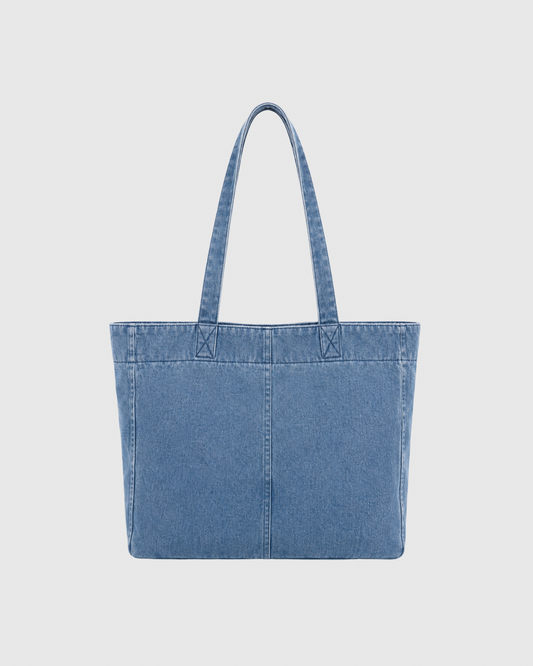 Denim Shopper Tote