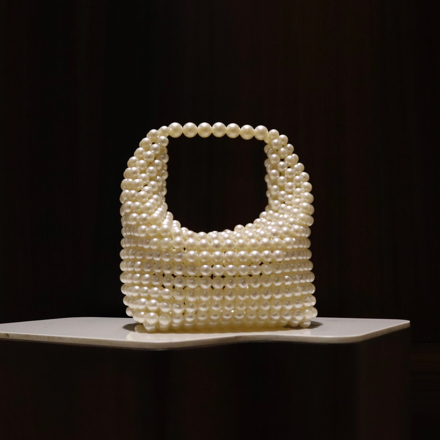 Paris Pearl Beaded Bag