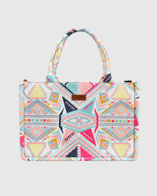 Multicolour Box Tote (MEDIUM)