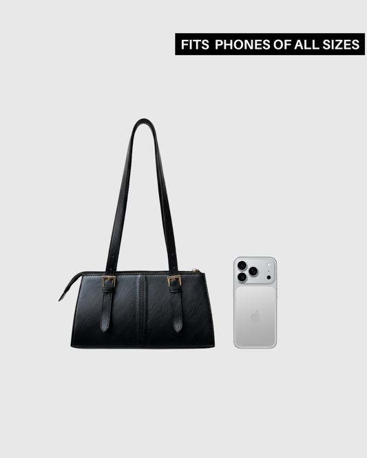 The Everyday Black Shoulder Bag