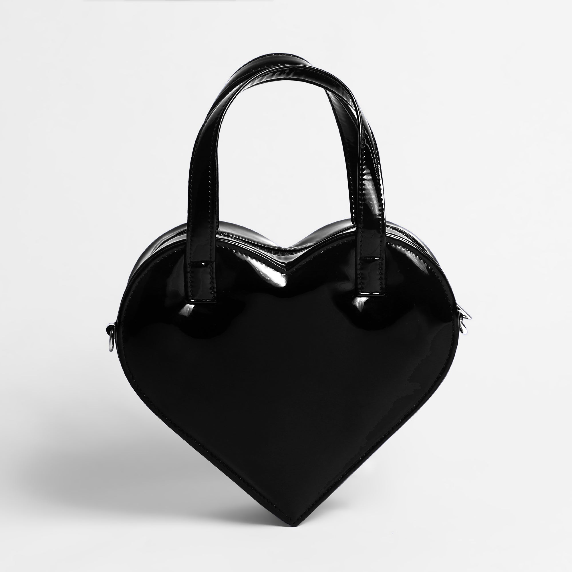 Black Heart Shaped Crossbody Bag – All Hearts inc