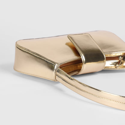 Metallic Gold IT GIRL Baguette