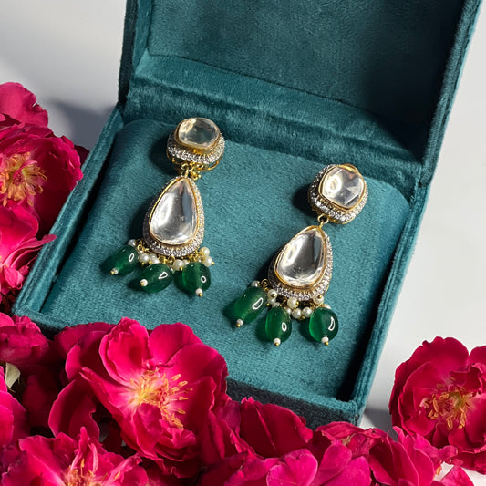 Emerald Drop Earrings