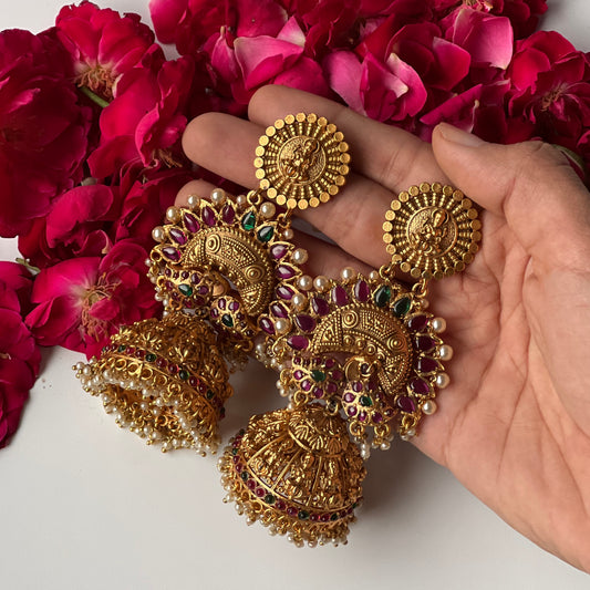 Gold Jhumkas