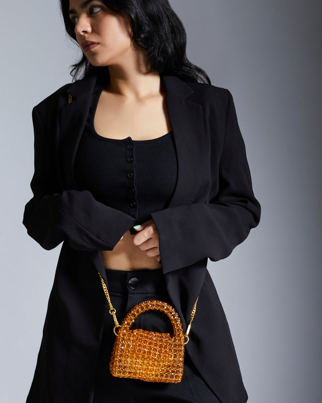 ICON MINI Handbag/Slingbag (Champagne Gold)