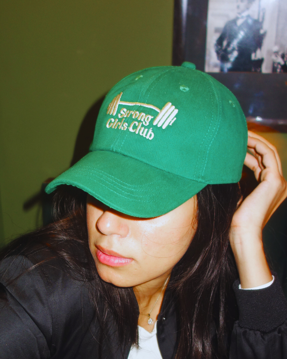 Strong Girls Club Green Cap