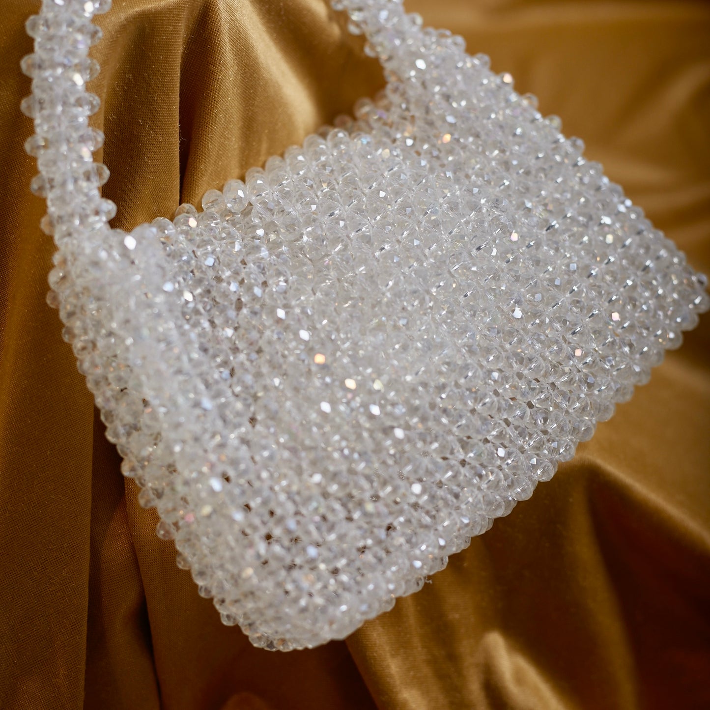 Clear ICON Crystal Handbag