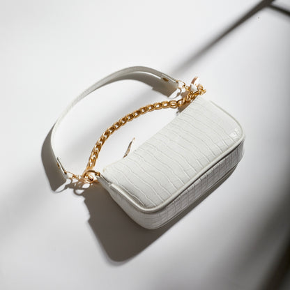 Chain Detail Mini Shoulder Bag