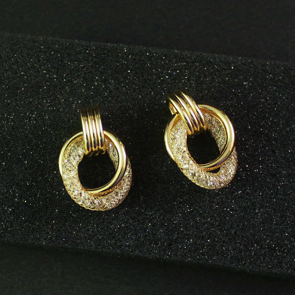 Gold Plated Drop Earrings