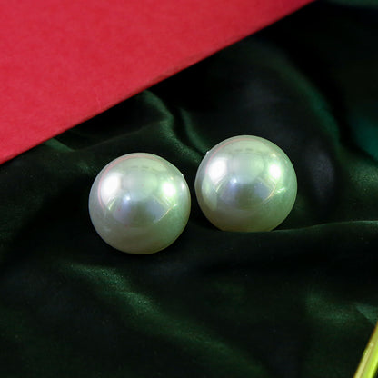 Big Pearl Studd Earrings - 35 mm