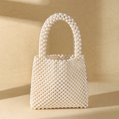 Creme Pearl Handbag